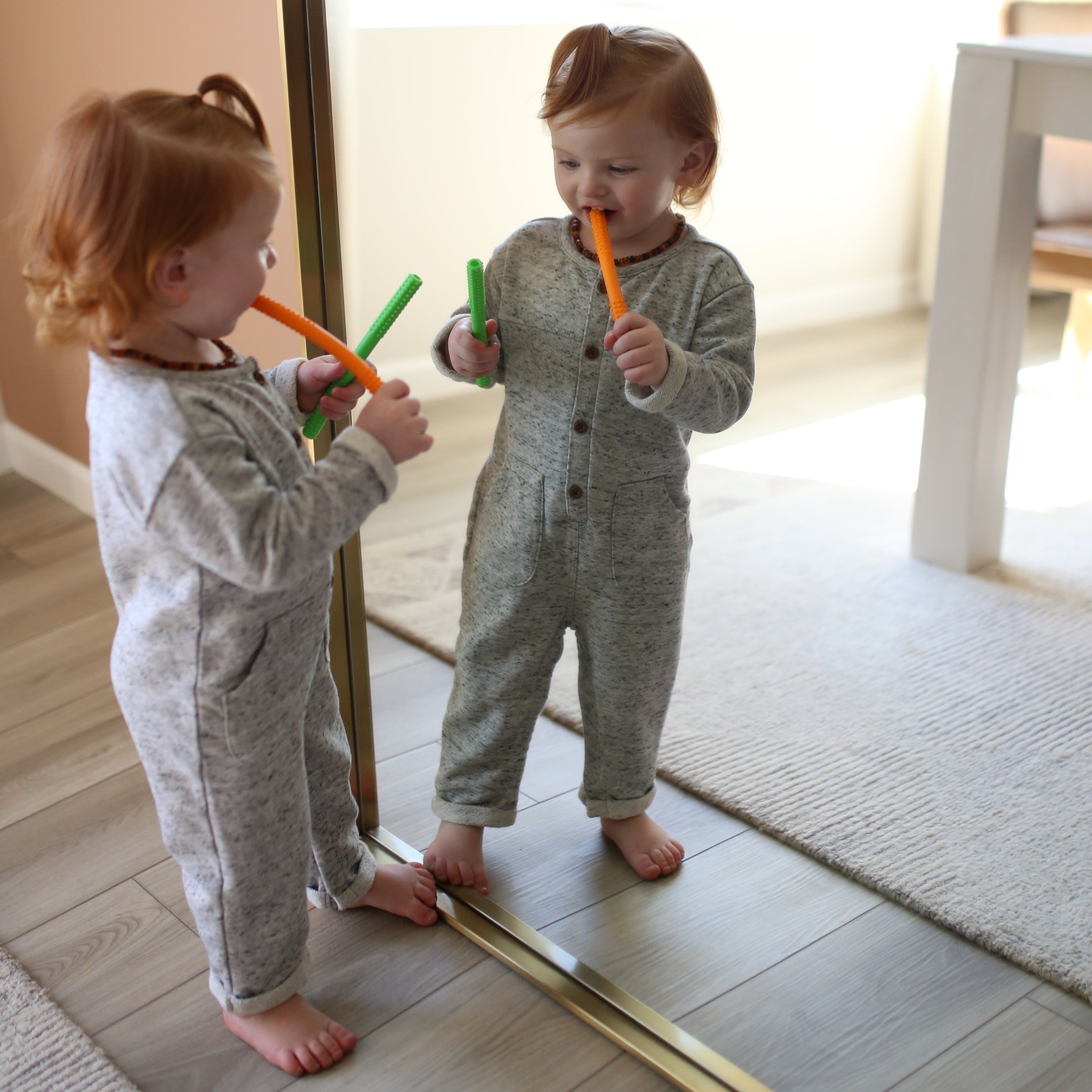 Teething chew-tubes